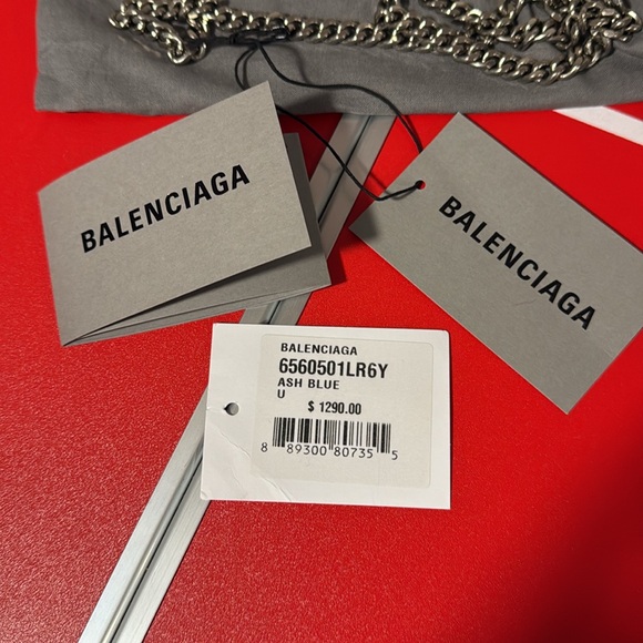 BALENCIAGA Hourglass leather crossbody bag - Picture 3 of 13